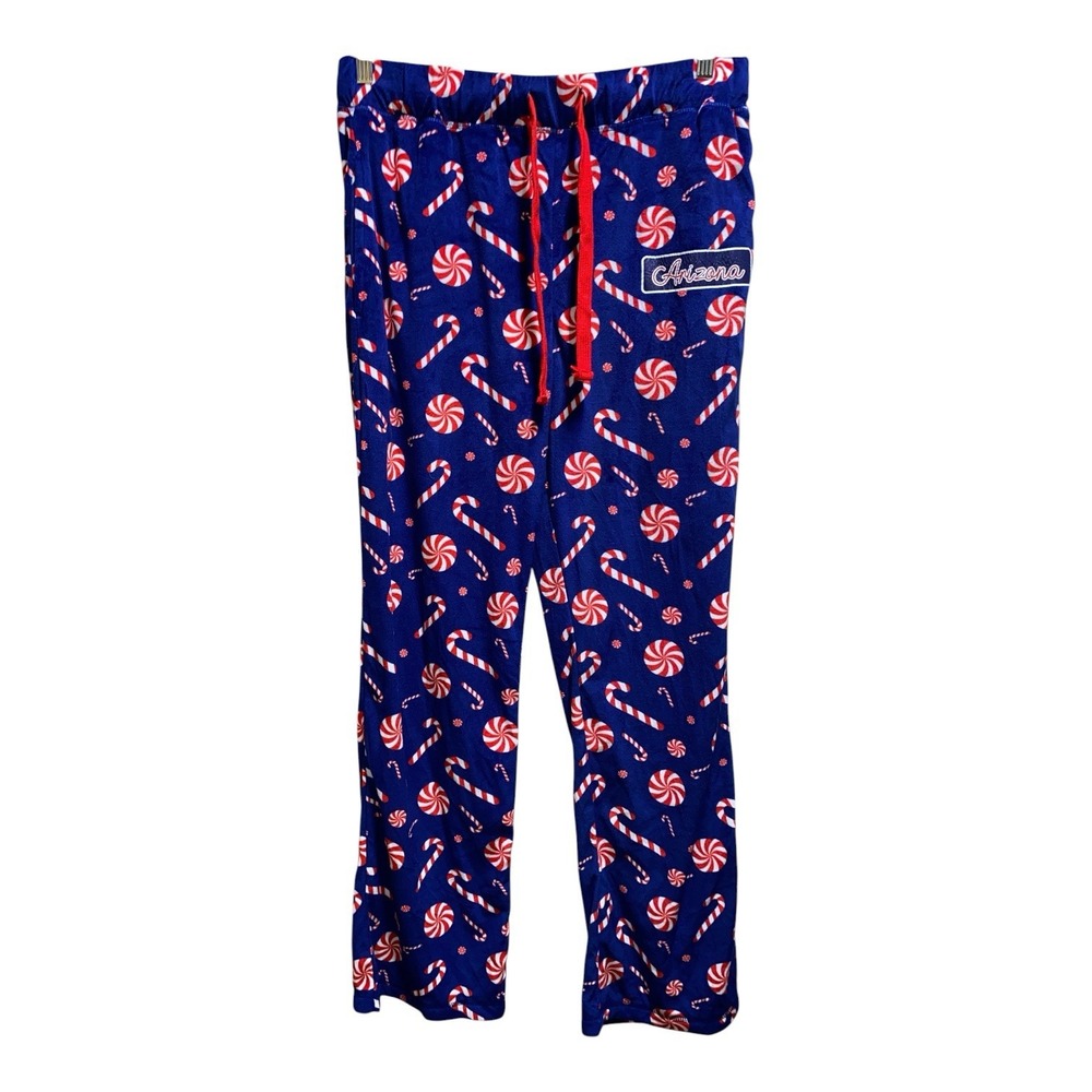 Home Free Arizona Christmas Pajama Pants Large Candy Cane Peppermint Lounge